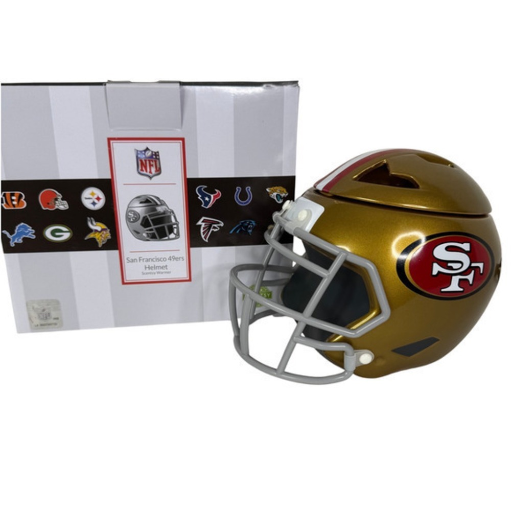 Scentsy Official NFL San Francisco 49ers Helmet Warmer New in Box!
